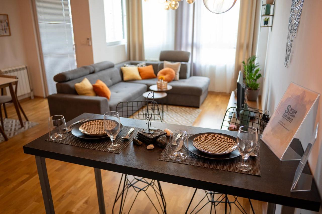 Skopje Station Apartment Bagian luar foto