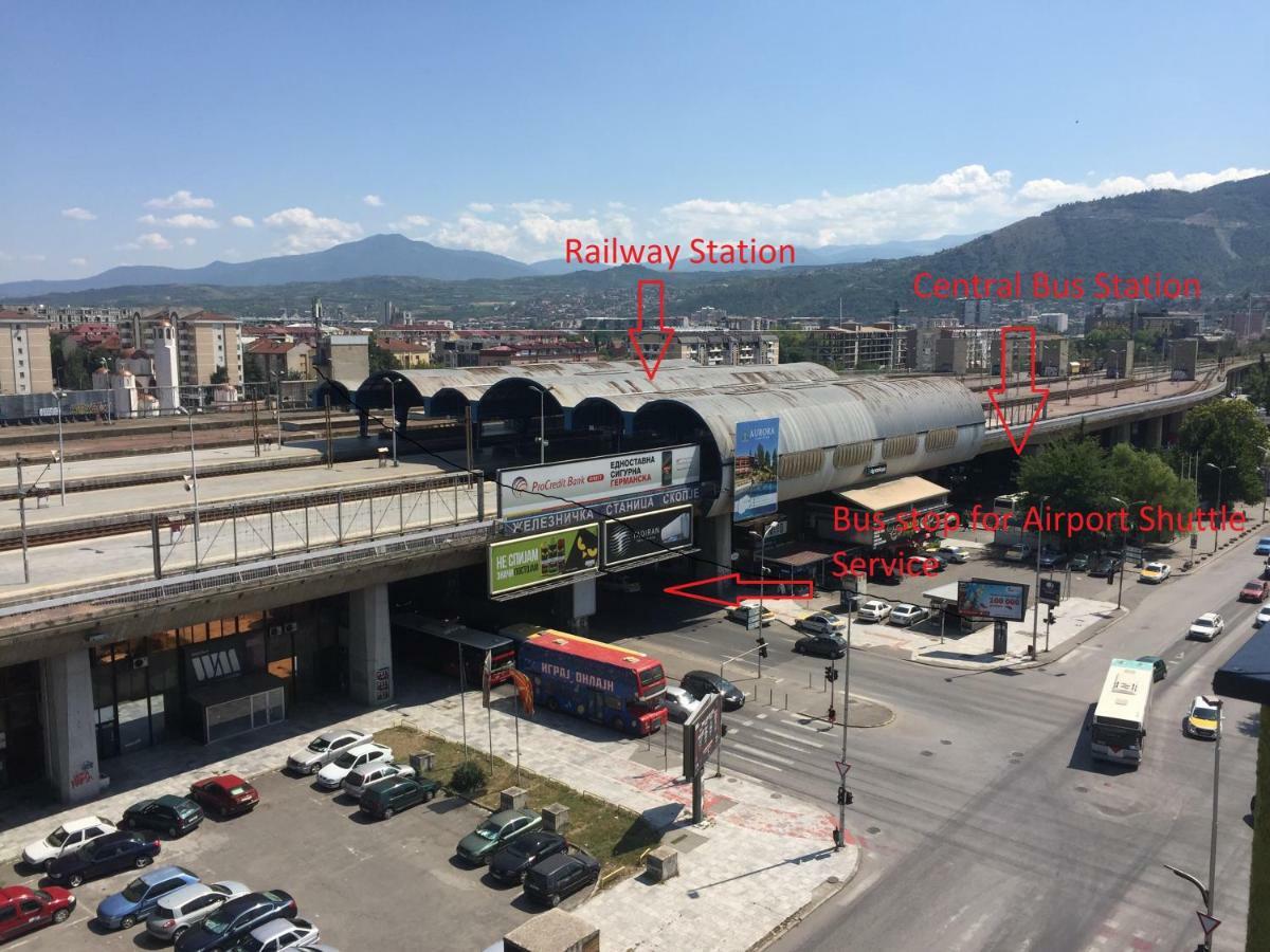 Skopje Station Apartment Bagian luar foto